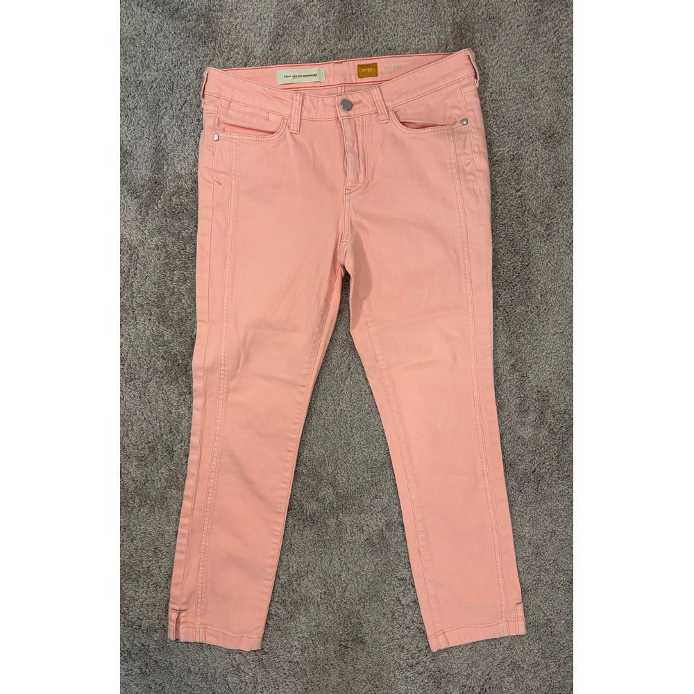Pilcro and the Letterpress Pink Cropped Ankle Jeans